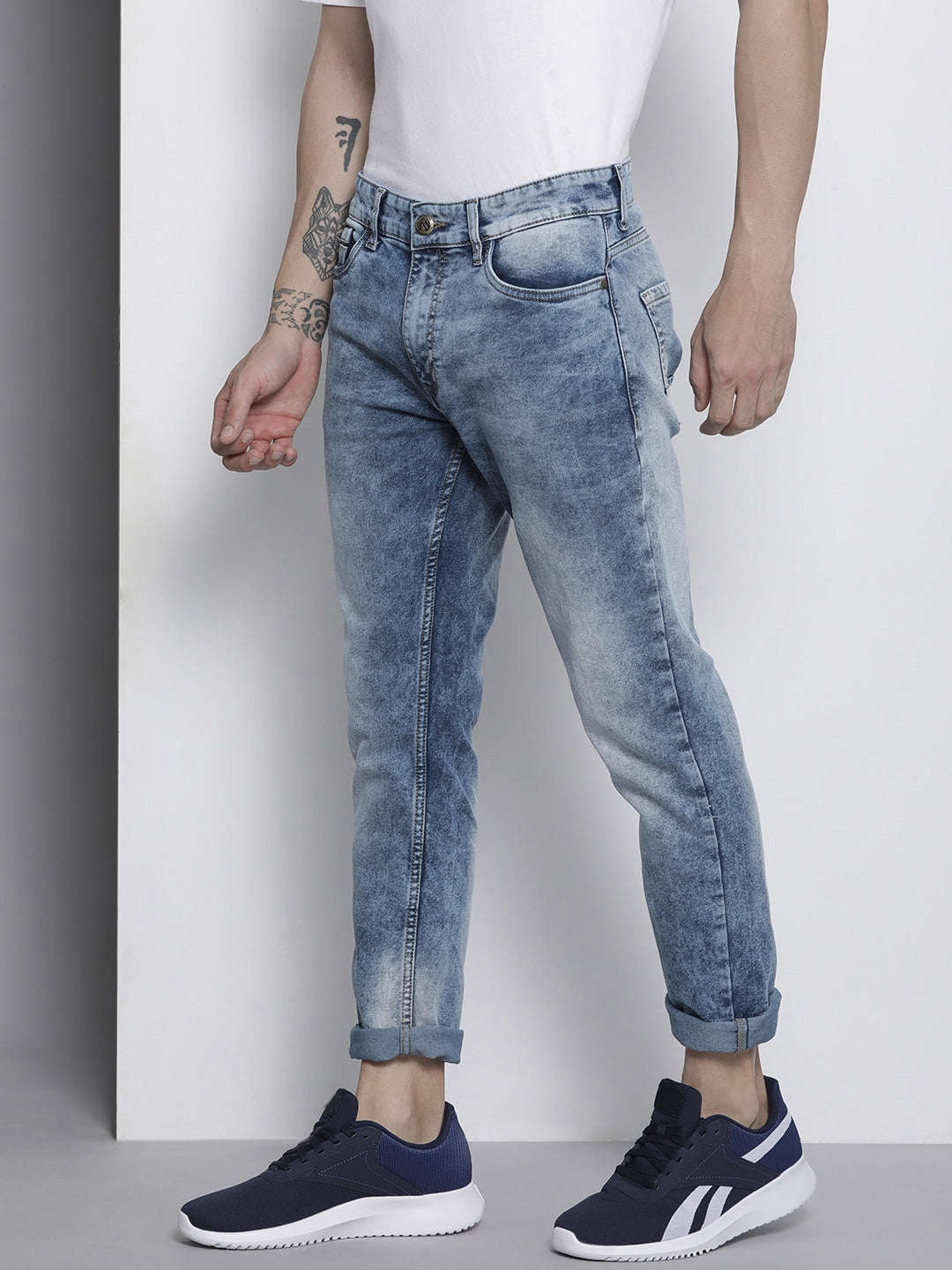 Shop Men Solid Jeans Online.