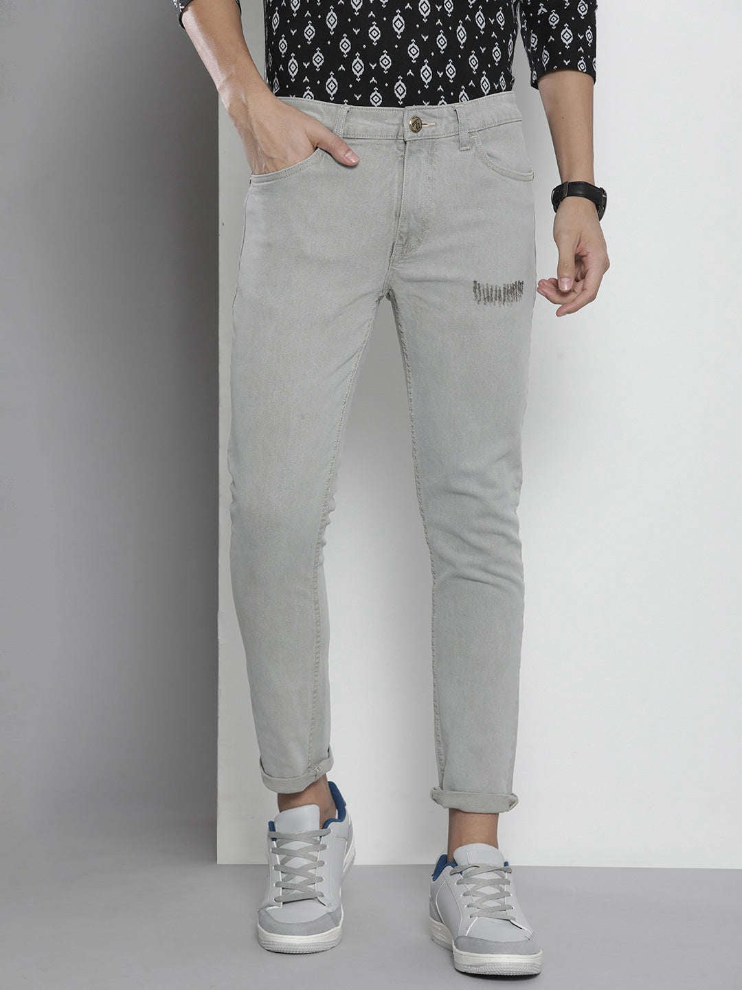 Shop Men Solid Jeans Online.