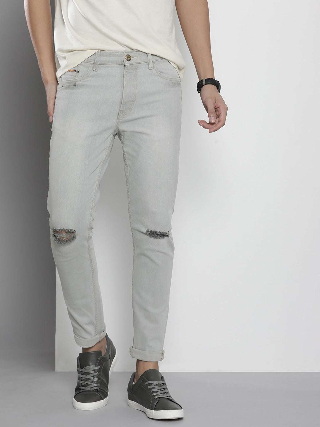 Shop Men Solid Jeans Online.