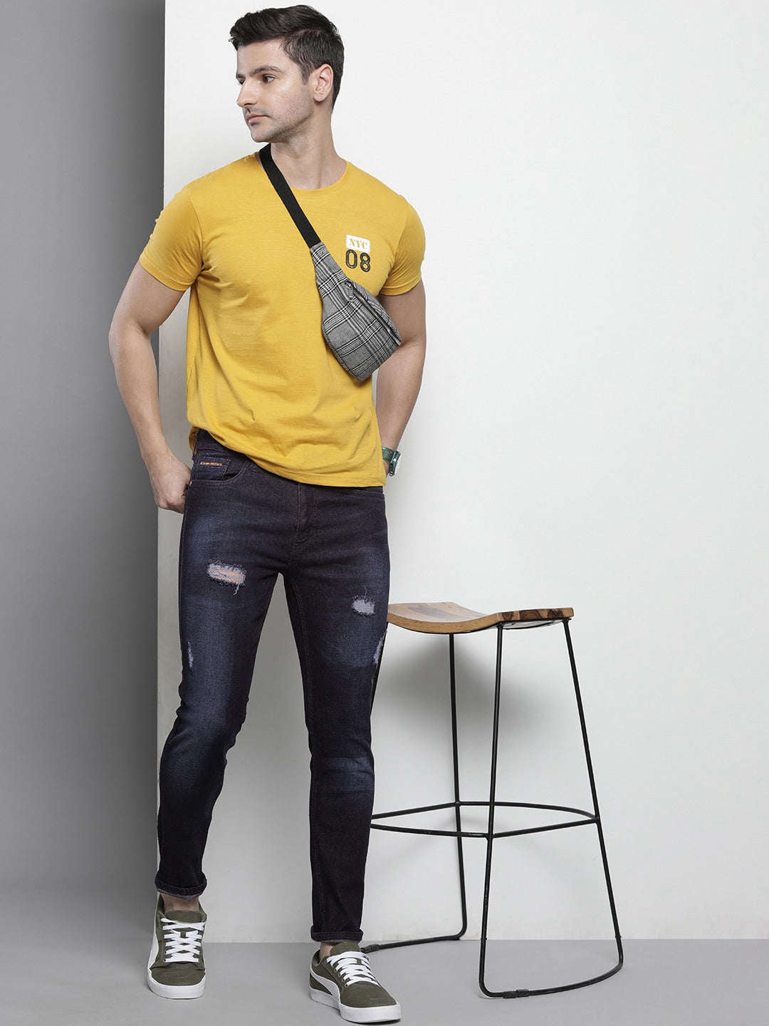 Shop Men Solid Jeans Online.