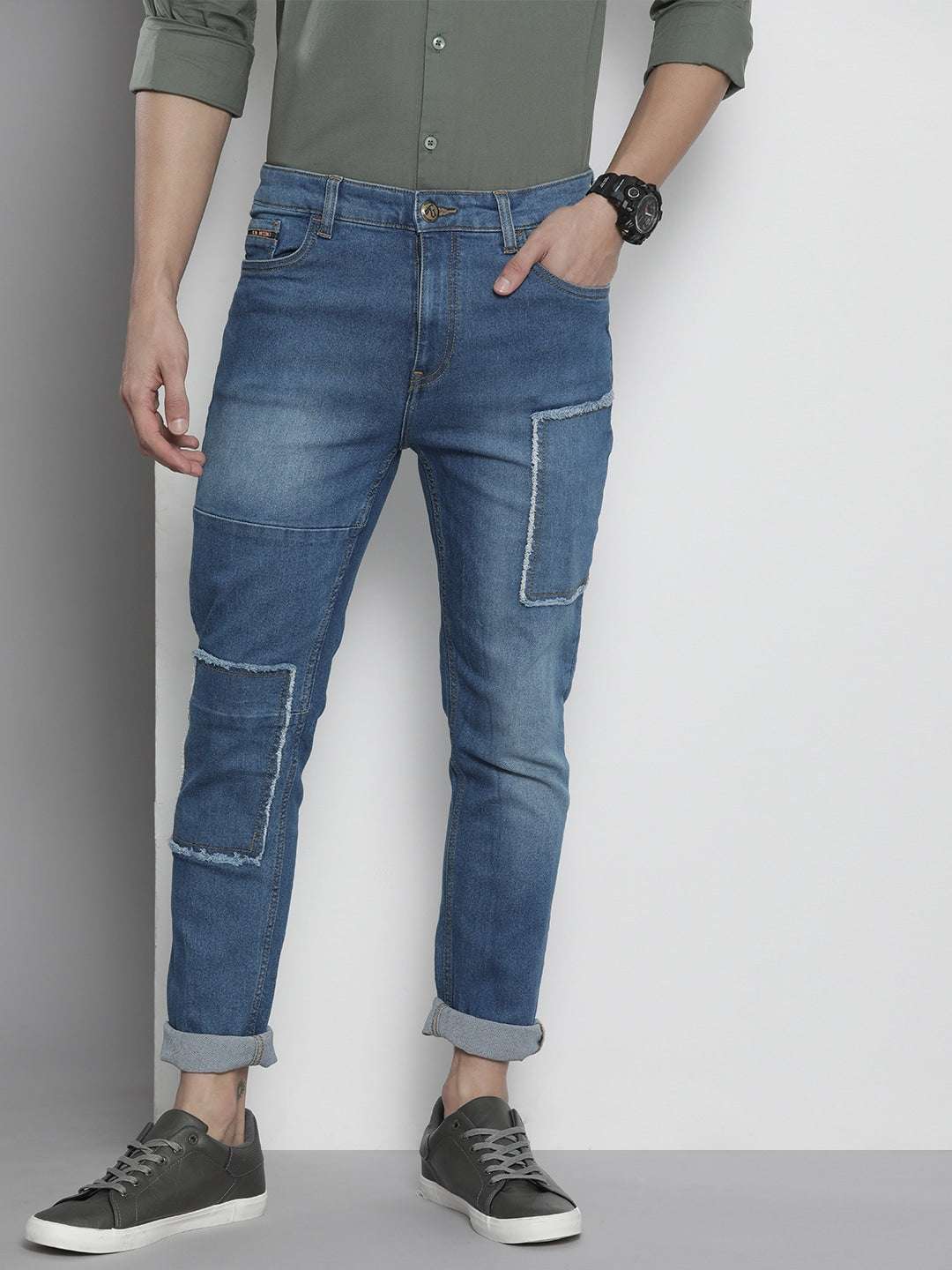 Shop Men Solid Jeans Online.