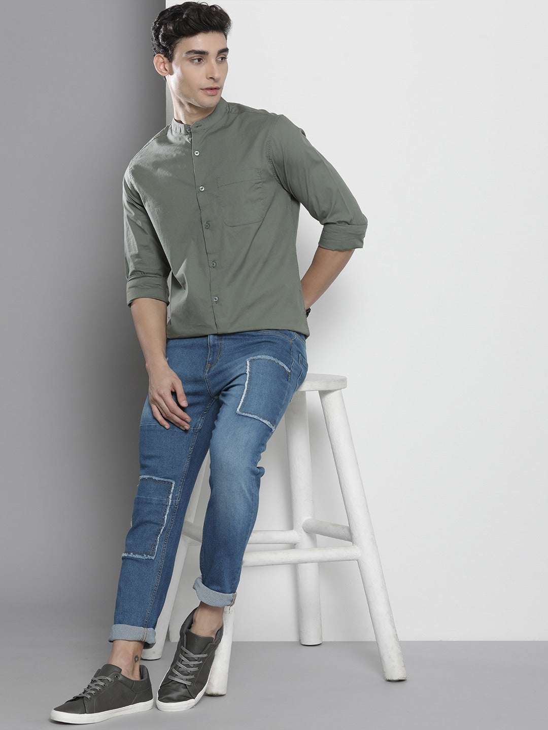 Shop Men Solid Jeans Online.