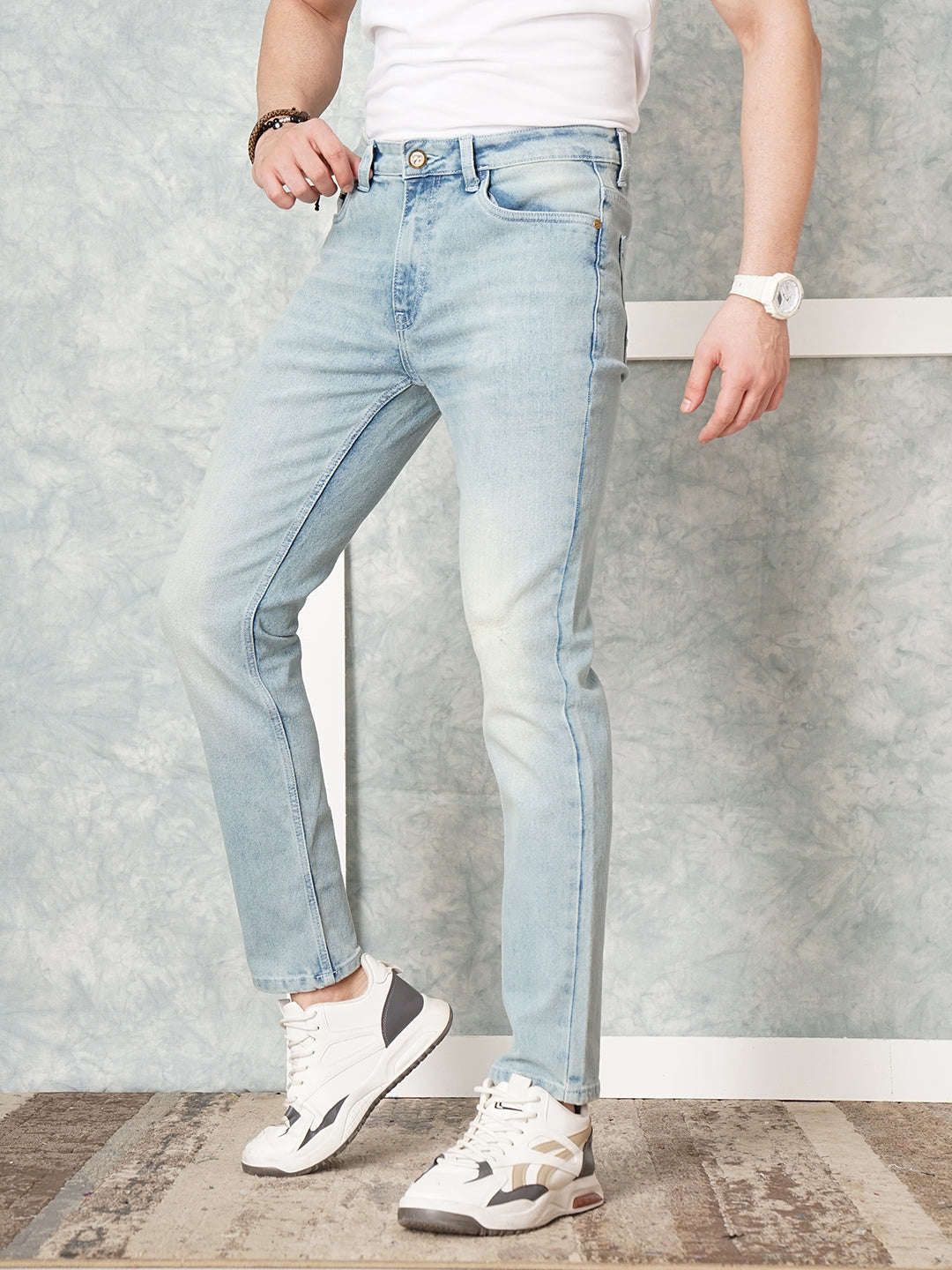 Shop Men Solid Jeans Online.