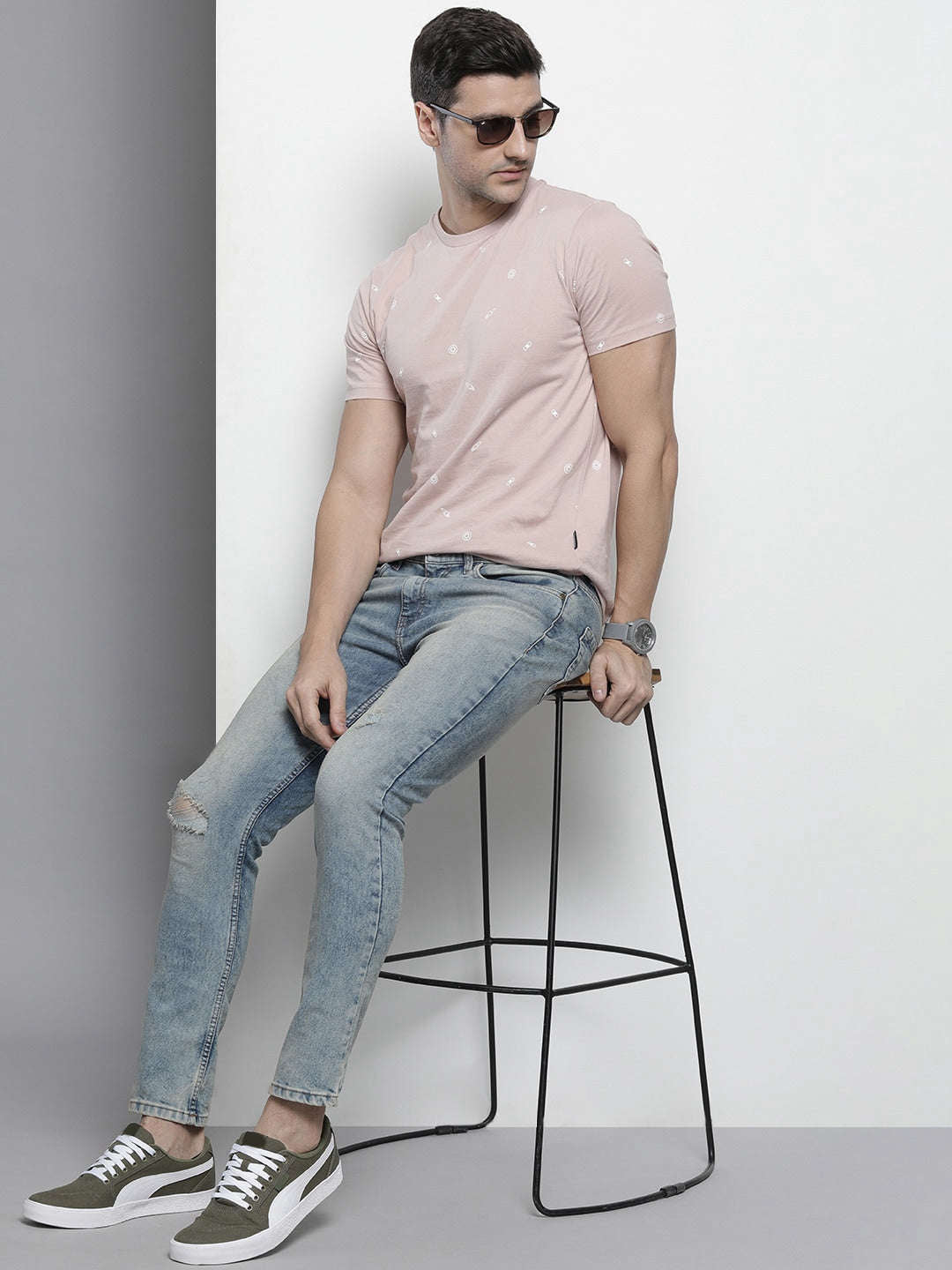 Shop Men Solid Jeans Online.