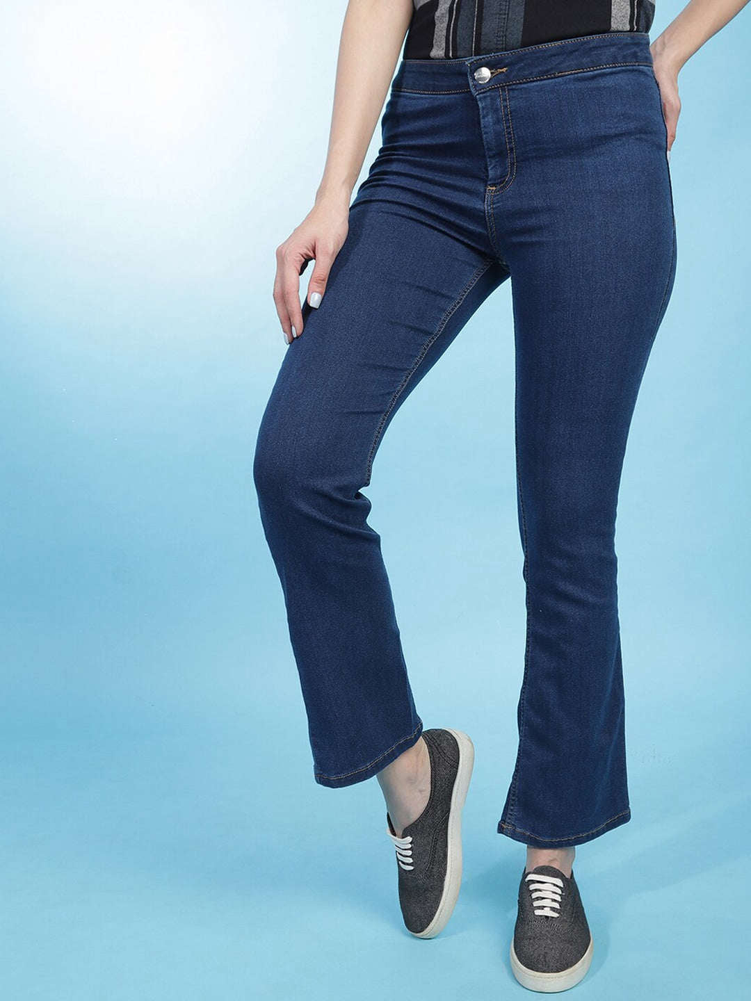 Shop Women Solid Jeans Online.