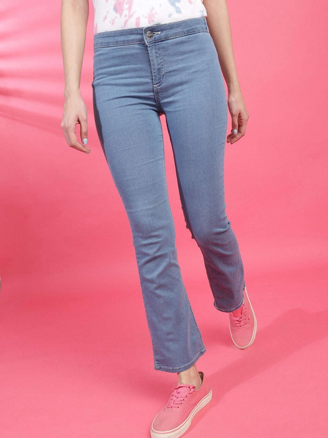 Shop Women Solid Jeans Online.