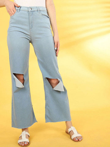 Shop Women Solid Jeans Online.