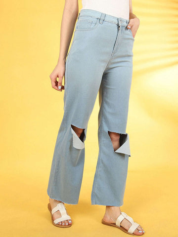 Shop Women Solid Jeans Online.