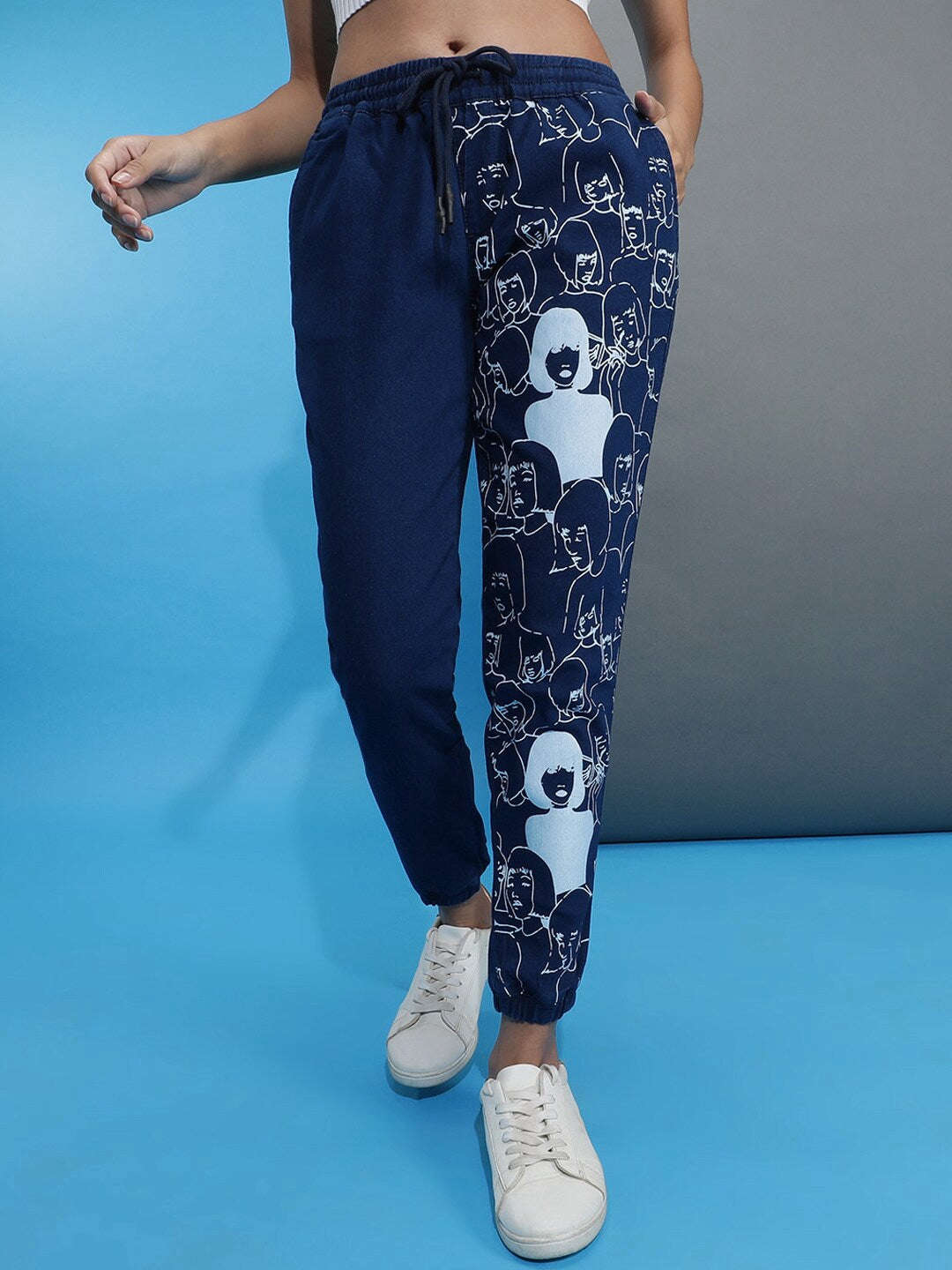 Shop Women Denim Jogger Online.