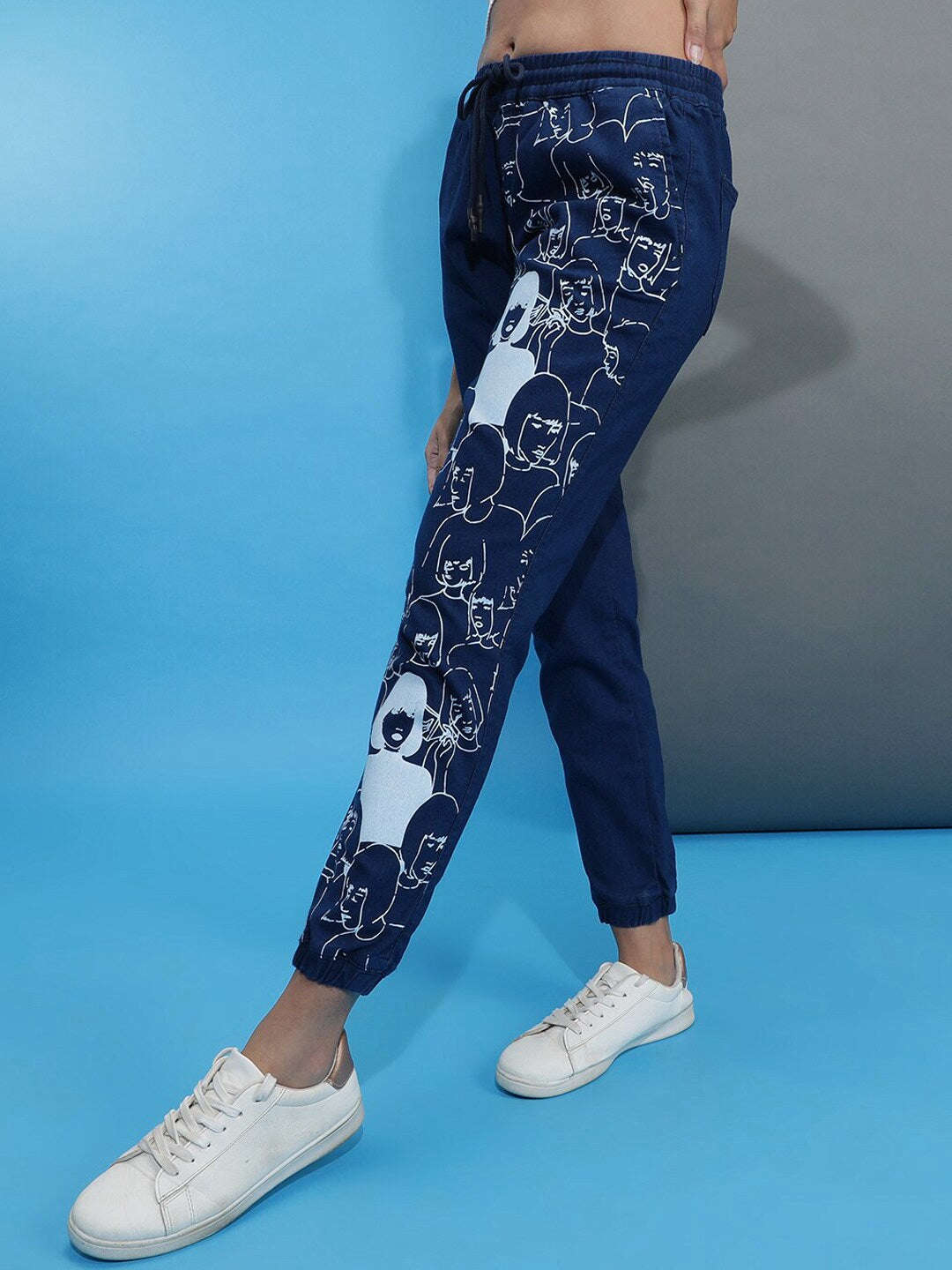 Shop Women Denim Jogger Online.