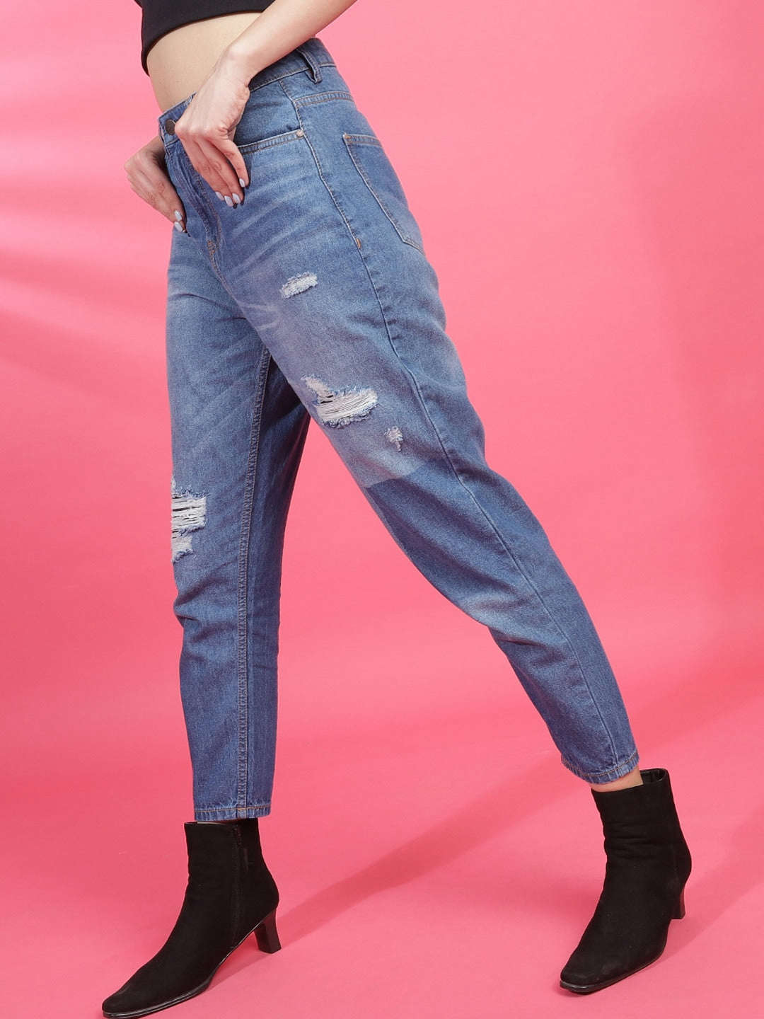 Shop Women Solid Jeans Online.