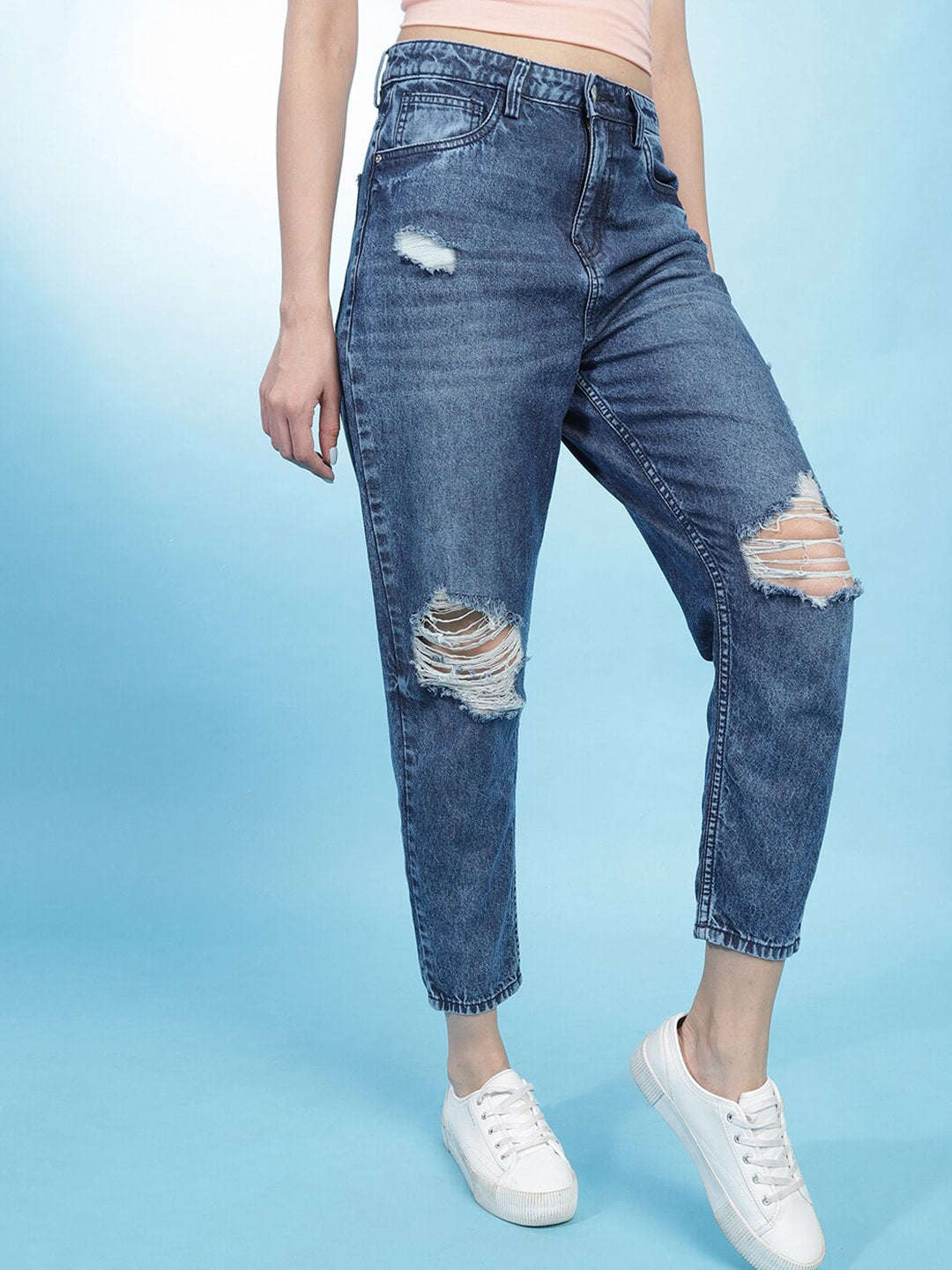 Shop Women Solid Jeans Online.