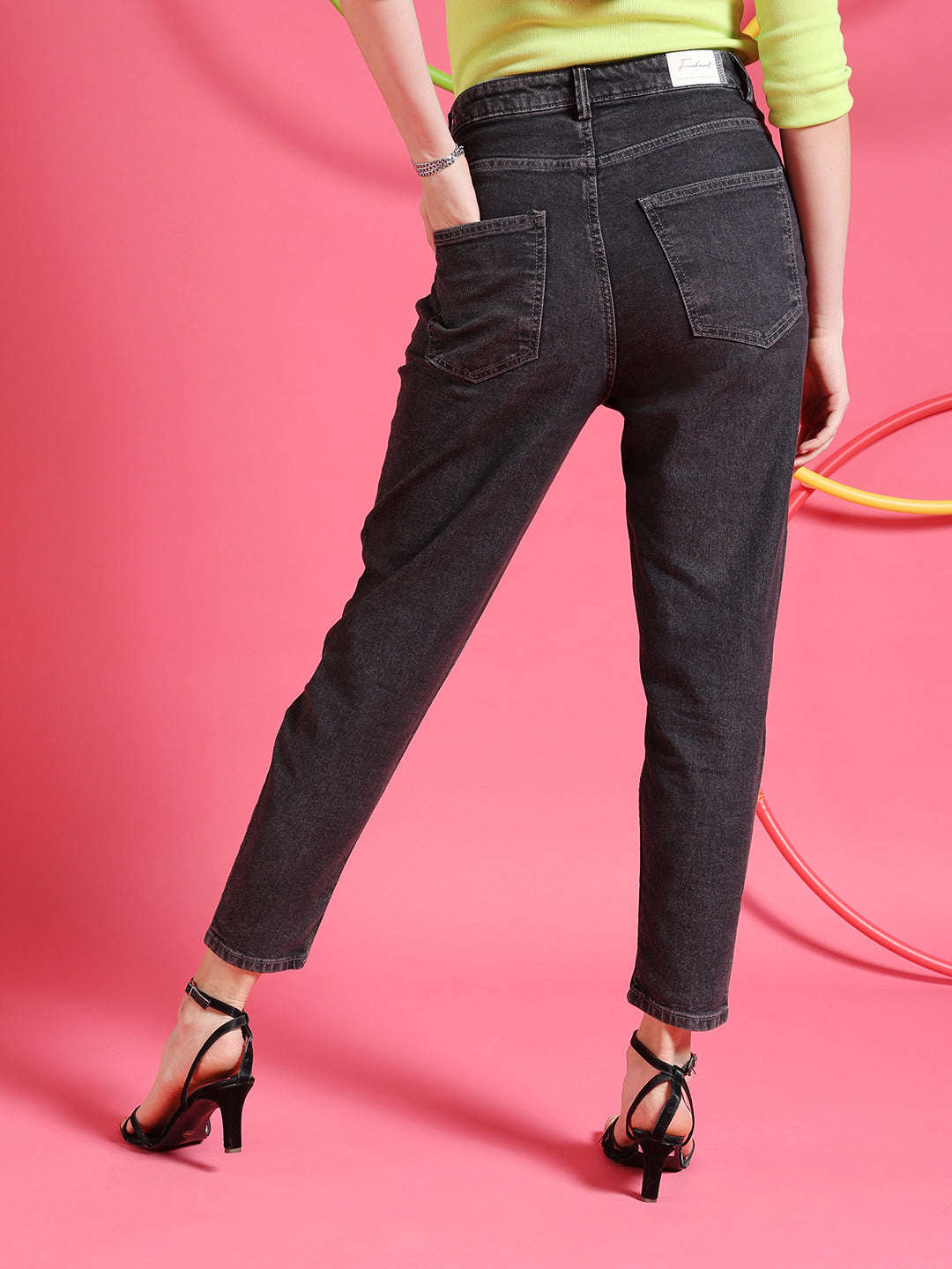 Shop Women Mom Fit Jeans Online.