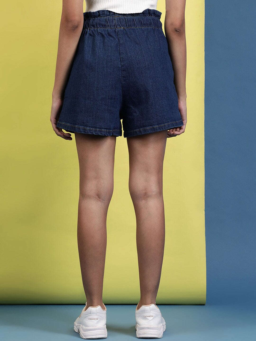 Shop Women Paperbag High Waist Shorts Online.