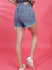 Shop Women Paint Splatter Denim Shorts Online.