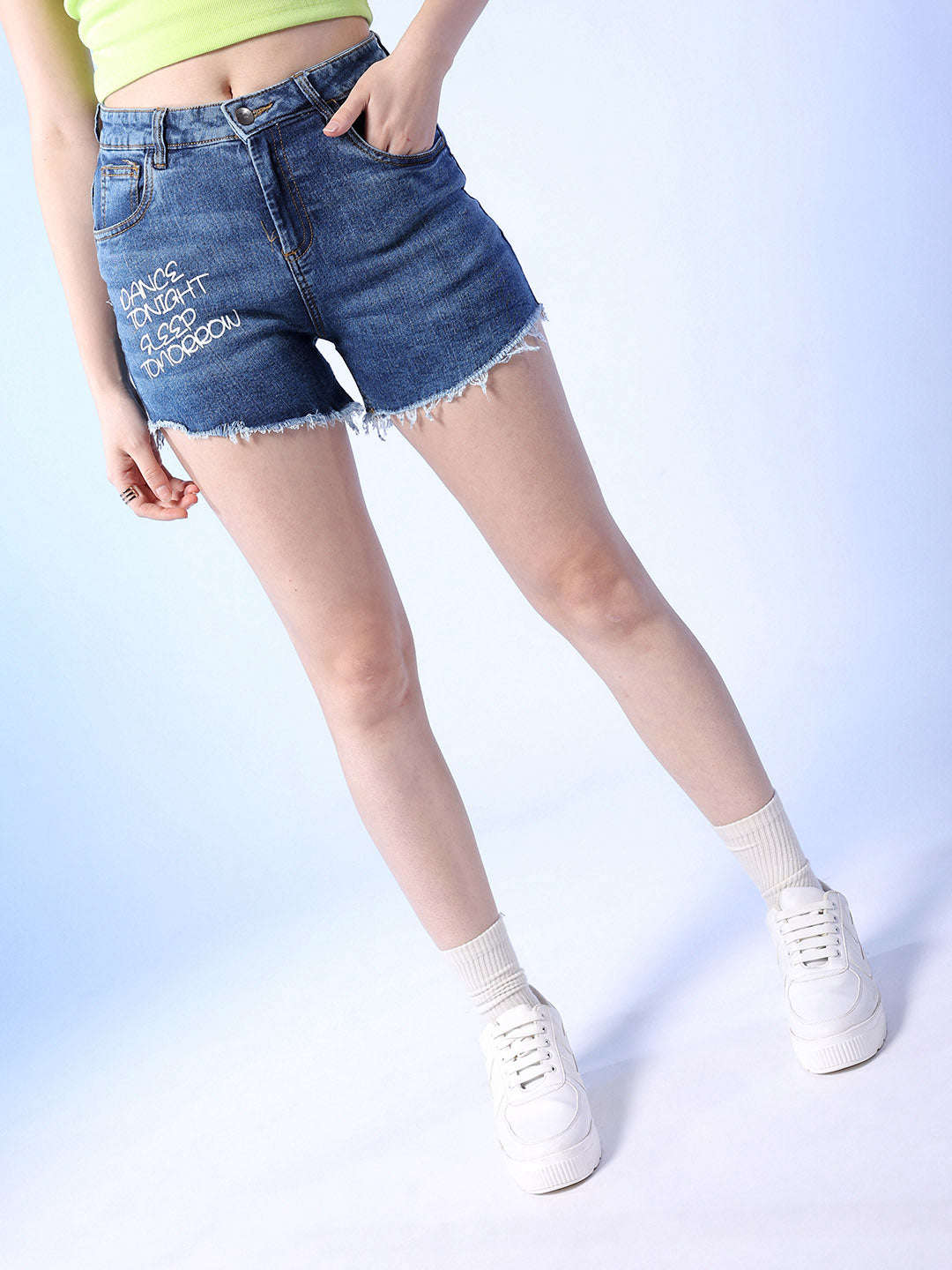 Shop Women Solid Shorts Online.