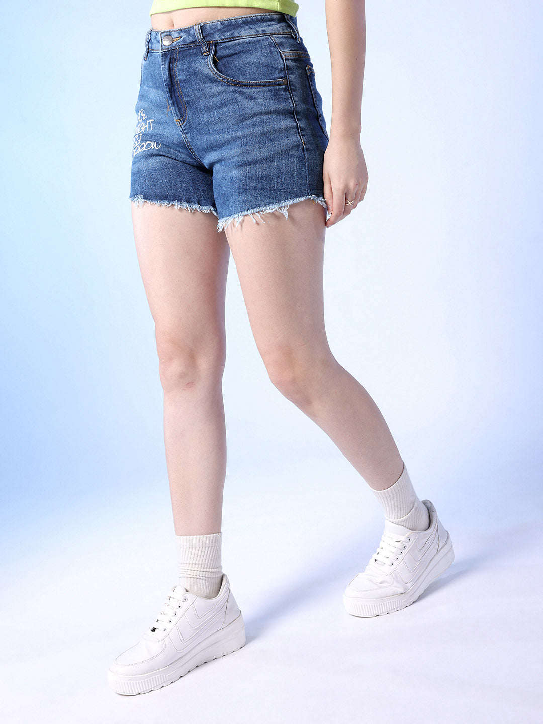 Shop Women Solid Shorts Online.