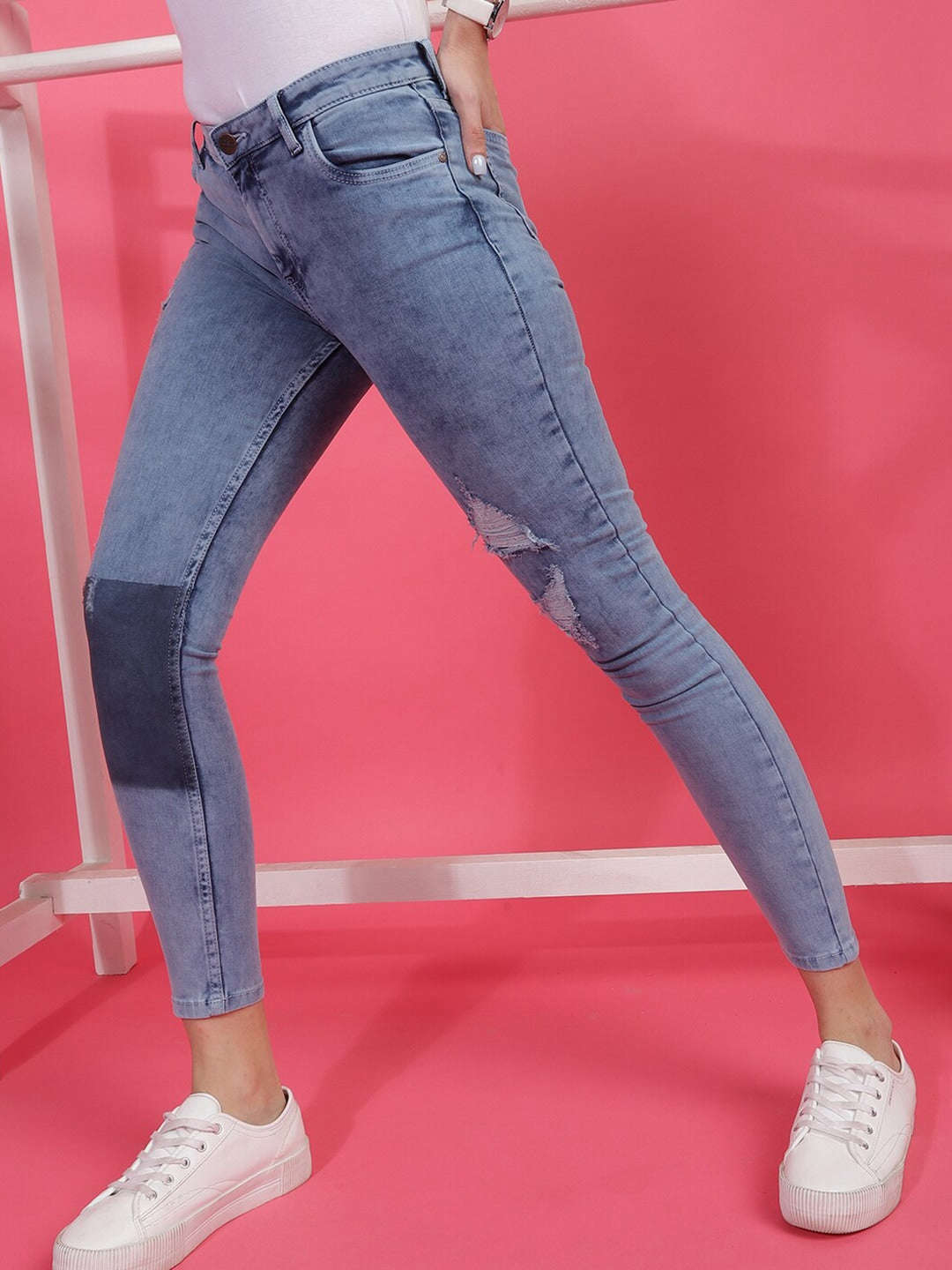 Shop Women Solid Jeans Online.