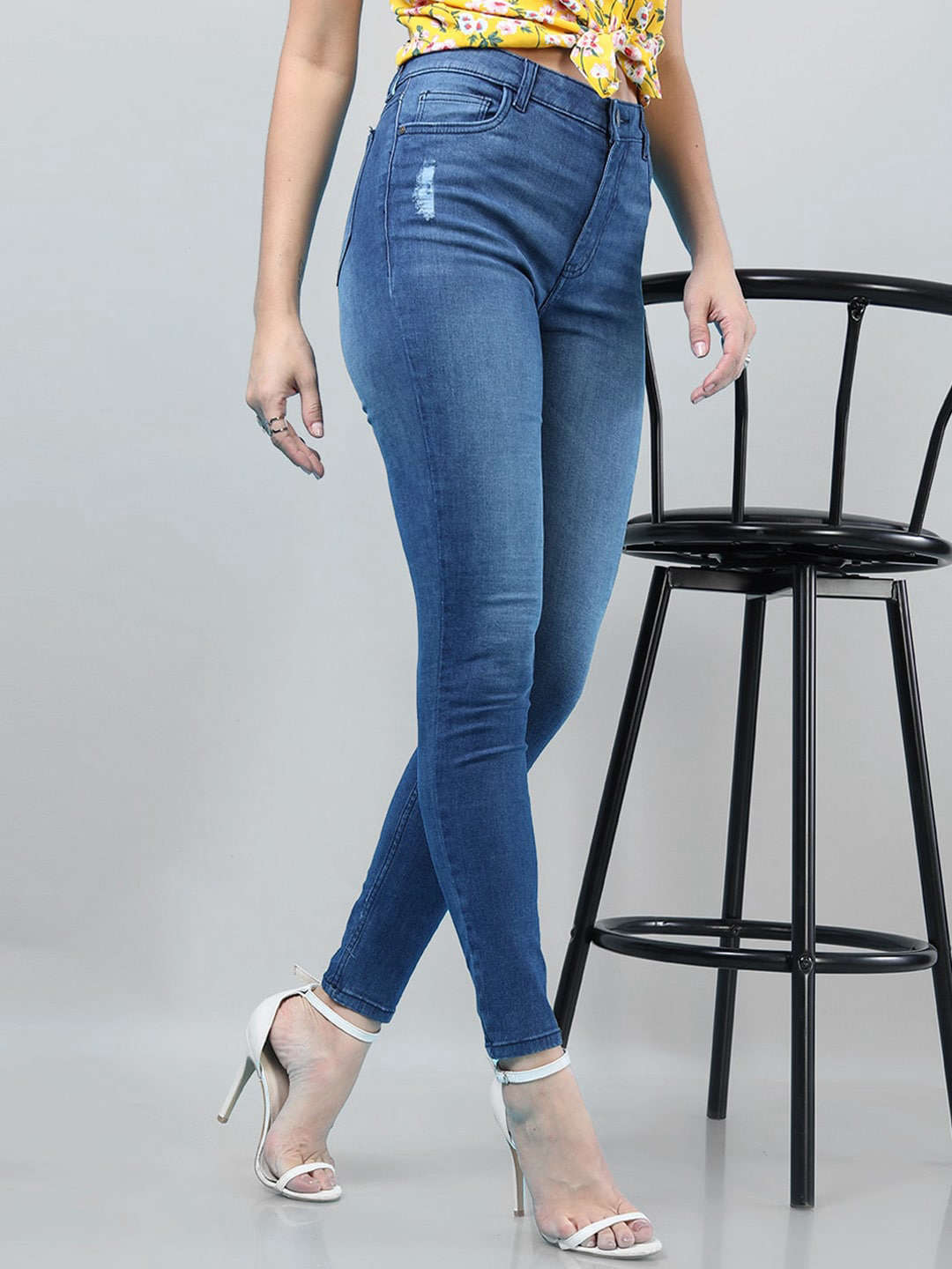 Shop Women Solid Jeans Online.