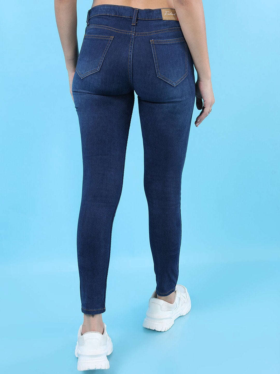 Shop Women Solid Jeans Online.