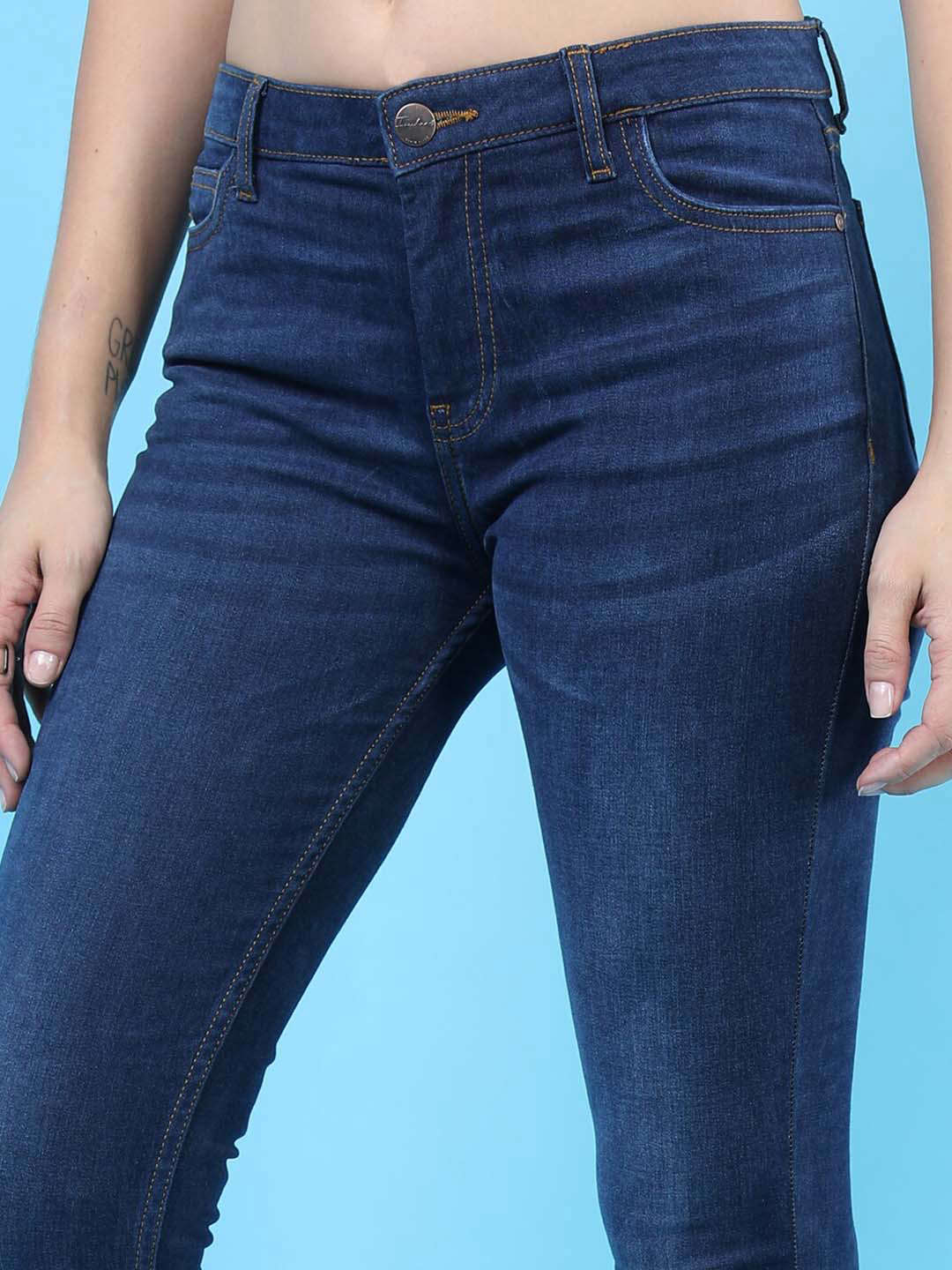 Shop Women Solid Jeans Online.