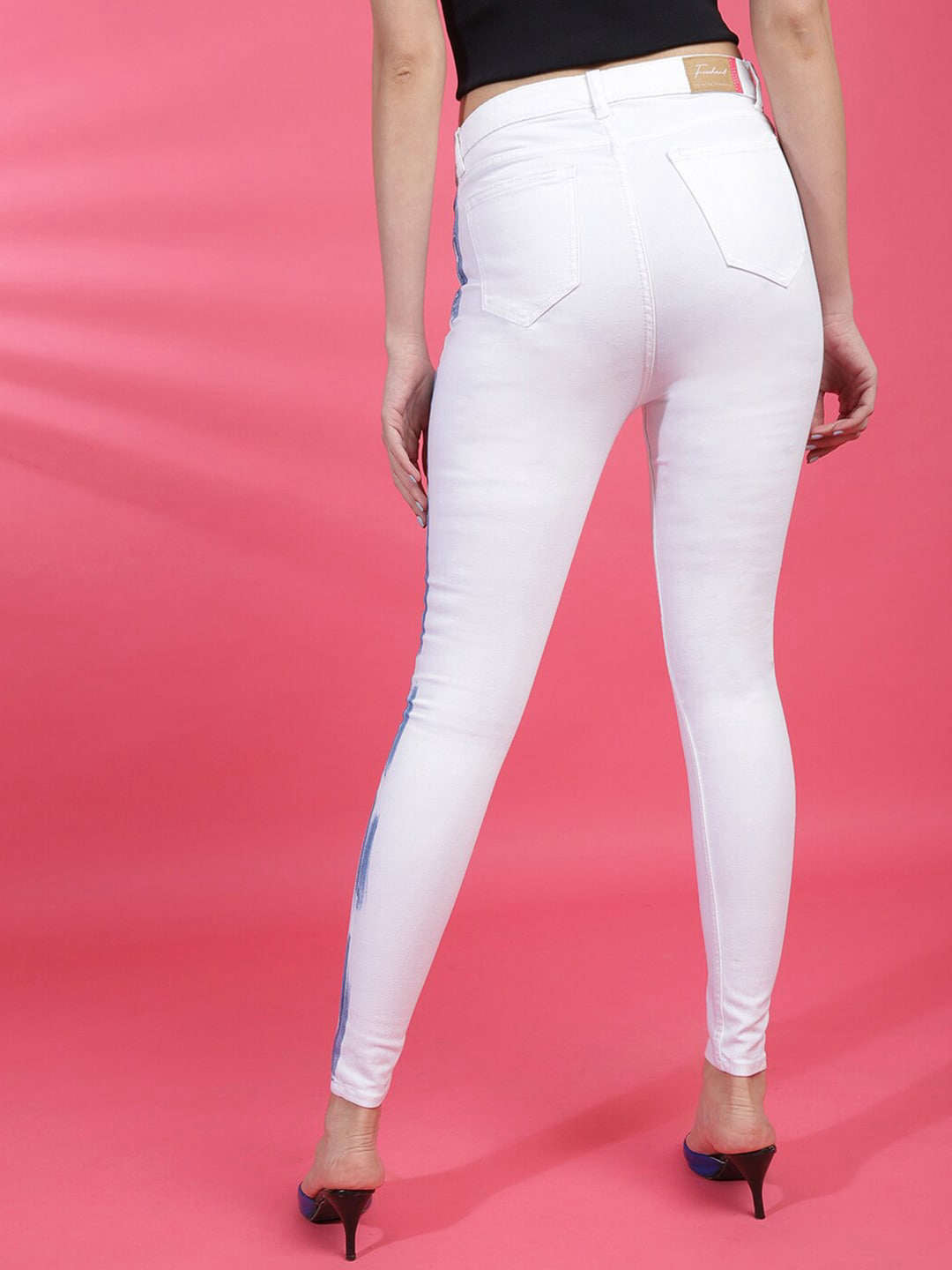 Shop Women Skinny Fit High-Rise Jeans Online.