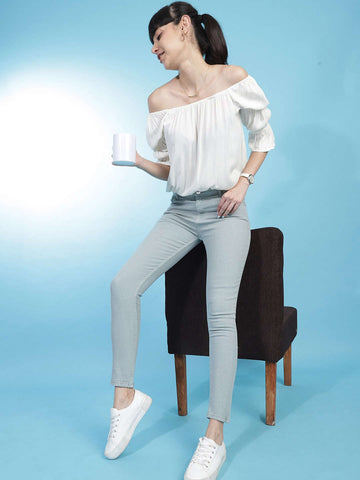 Shop Women Solid Jeans Online.