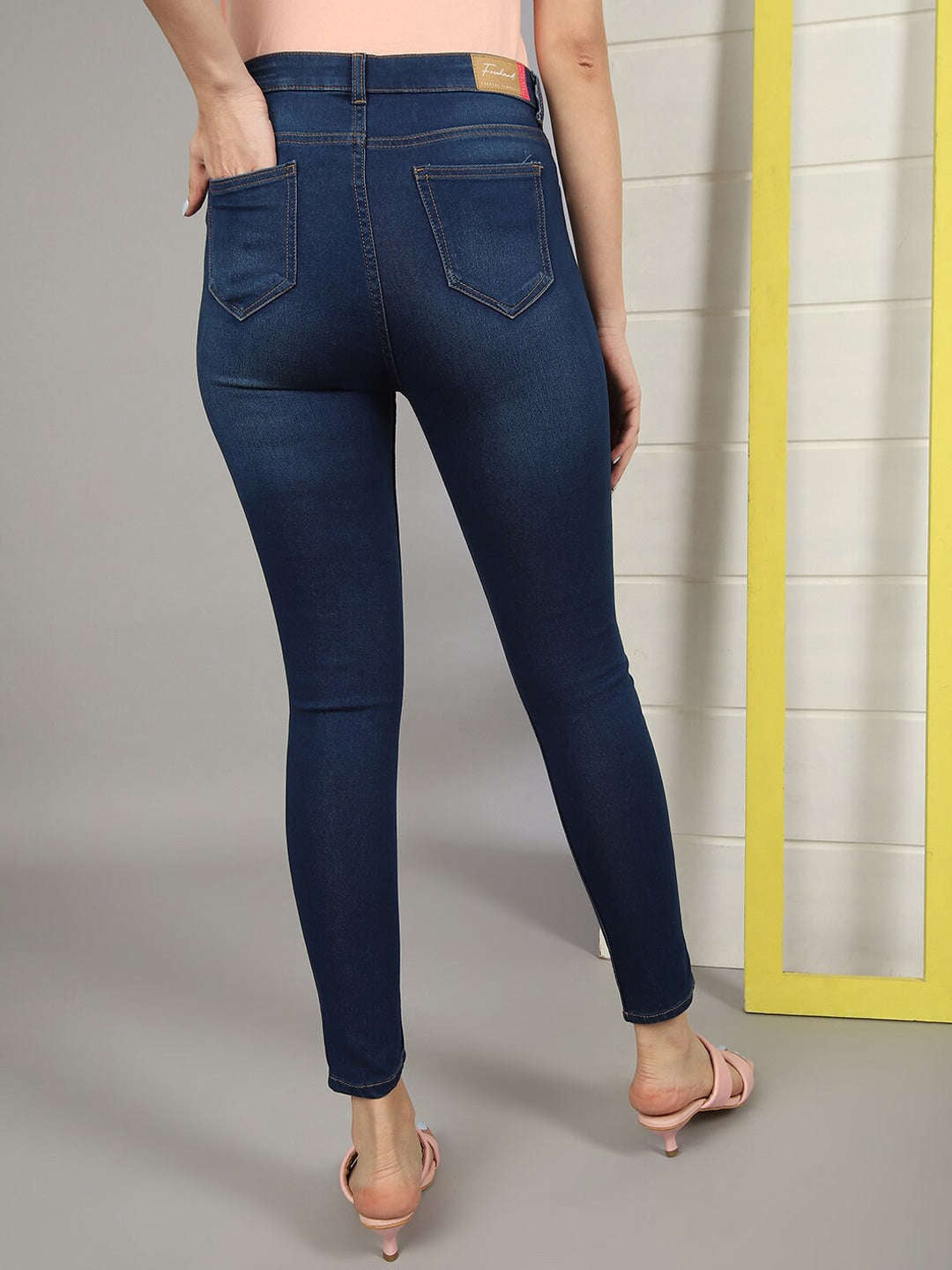 Shop Women Solid Jeans Online.