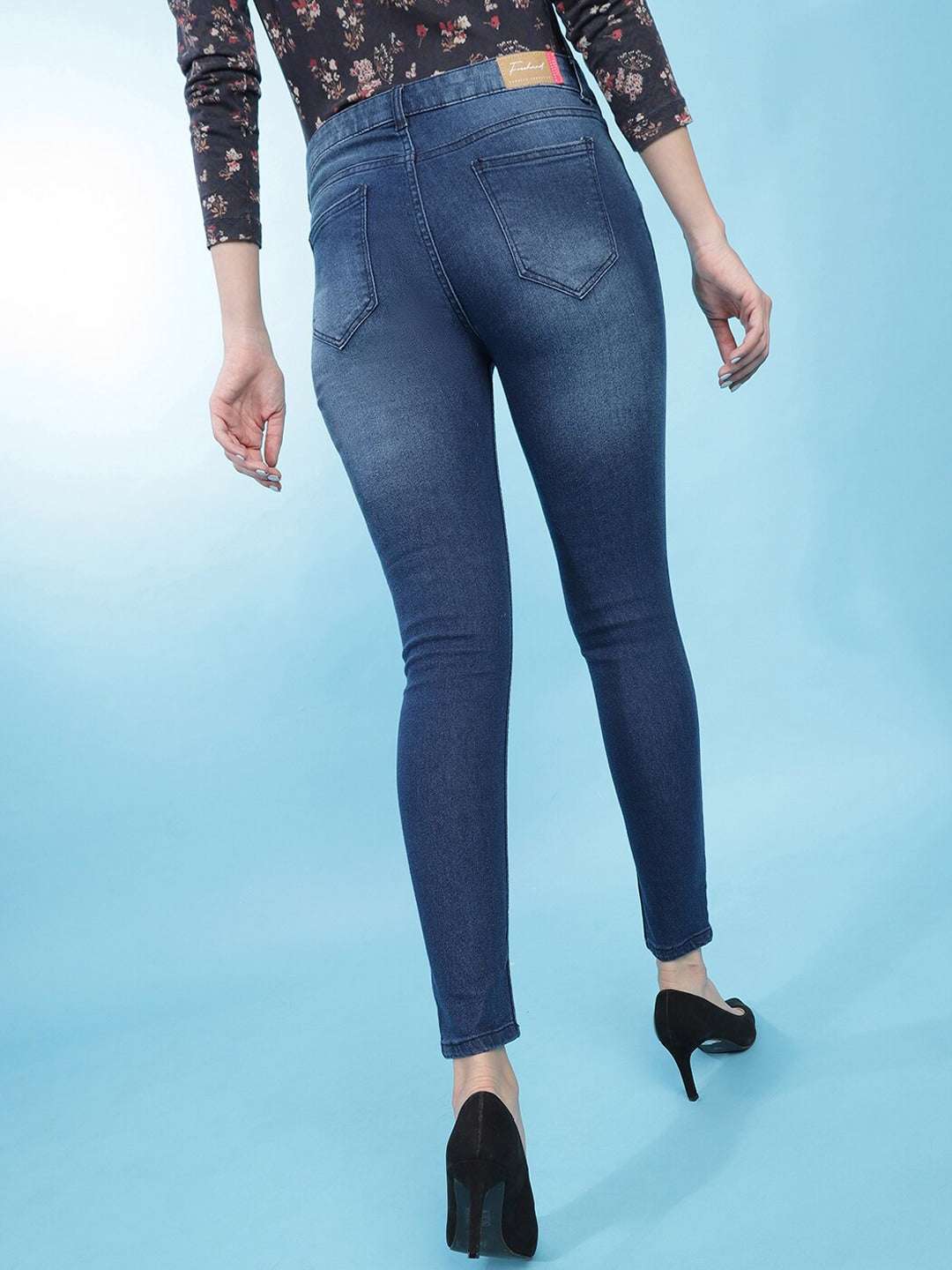 Shop Women Solid Jeans Online.