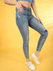 Shop Women Distressed Slim-Fit Jeans Online.