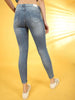 Shop Women Distressed Slim-Fit Jeans Online.