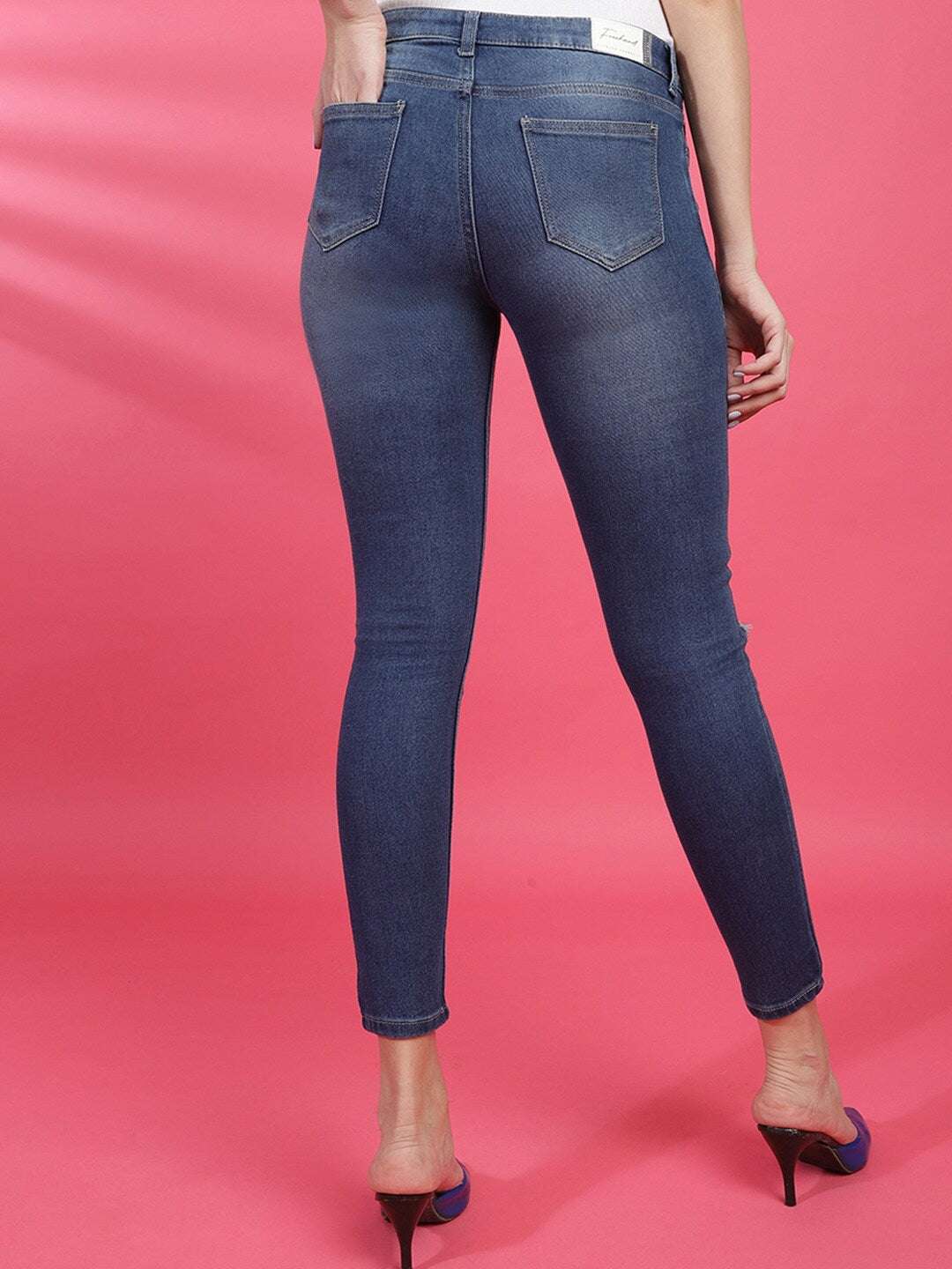 Shop Women Solid Jeans Online.