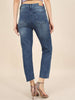 Shop Women Distress Straight Fit Jeans Online.