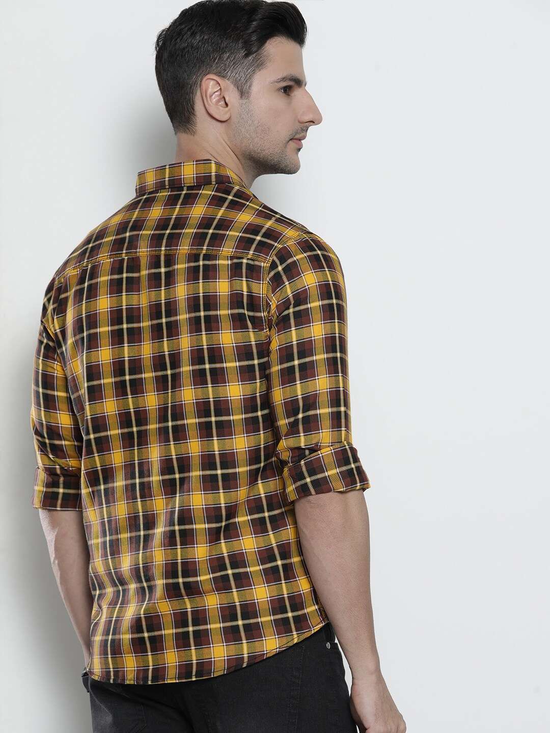 Shop Men Checked Shirt Online.