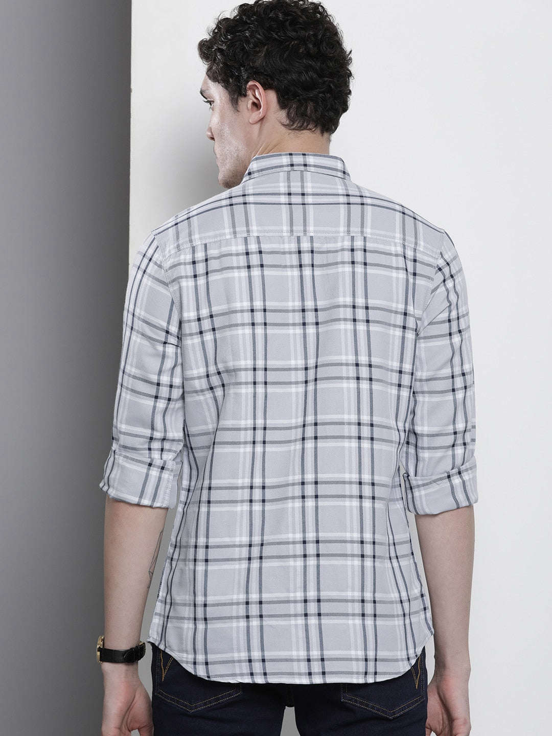 Shop Men Checked Shirt Online.