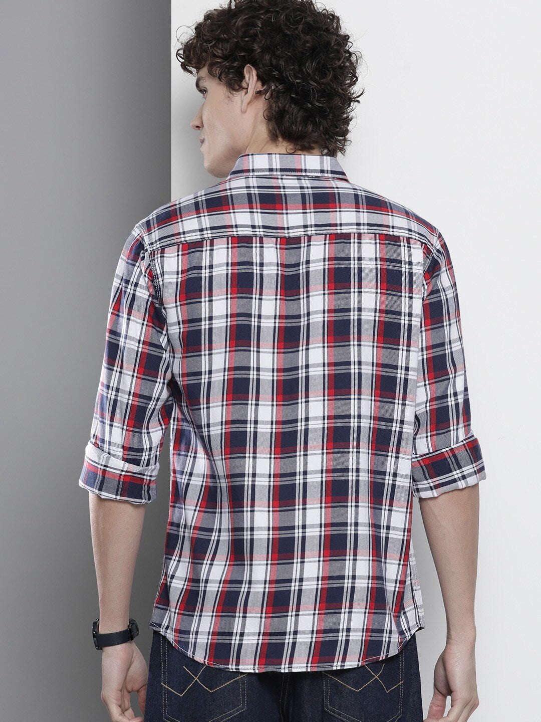 Shop Men Checked Shirt Online.