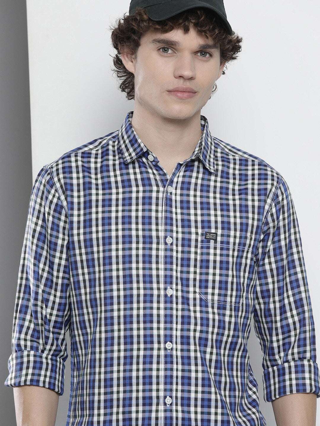 Shop Men Checked Shirt Online.