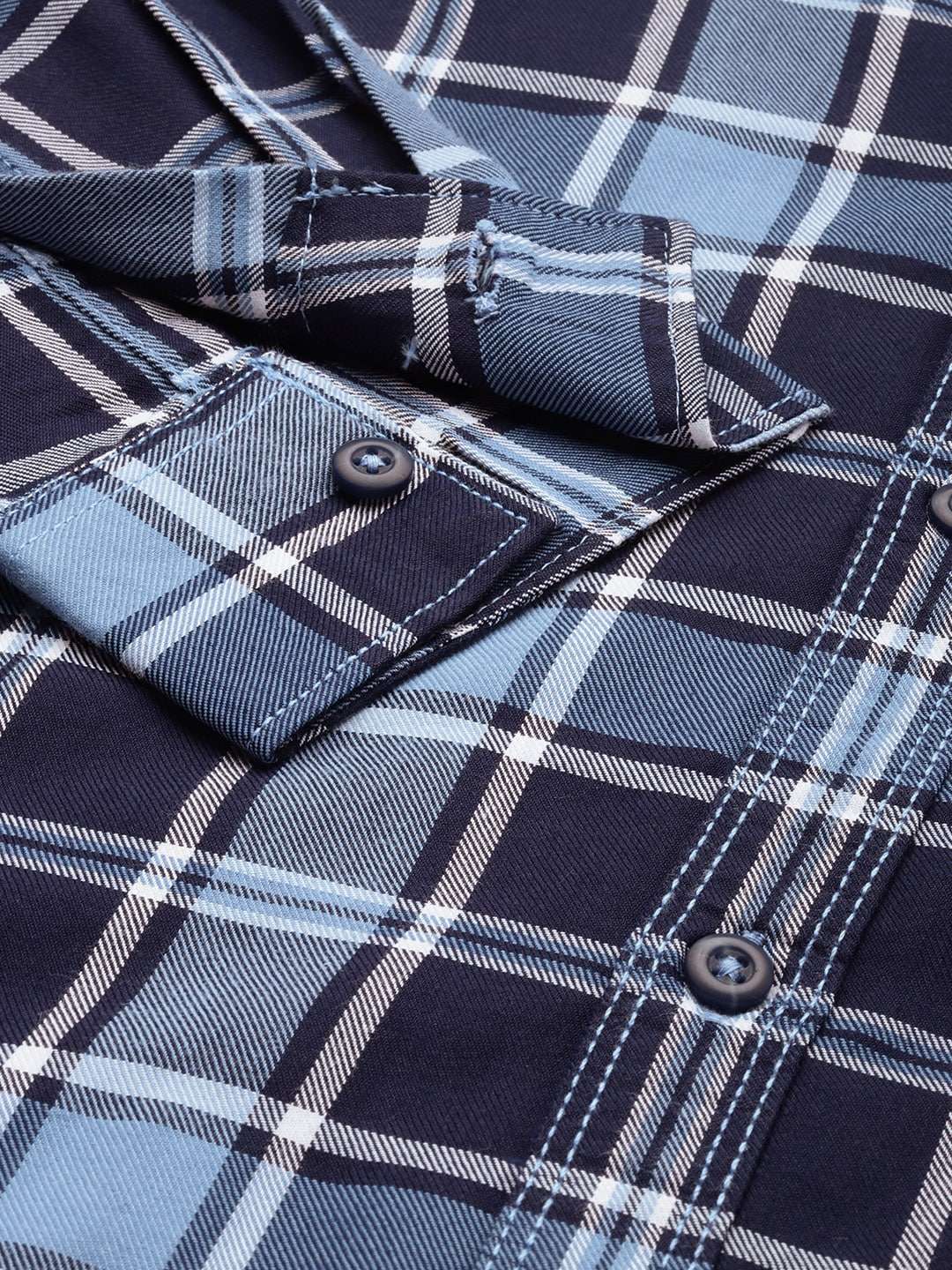 Shop Men Checked Shirt Online.