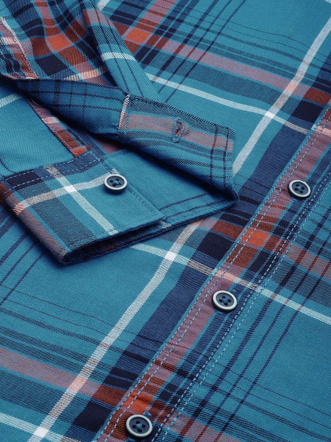 Shop Men Checked Shirt Online.