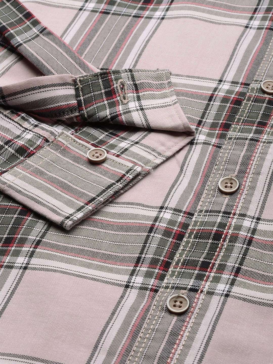 Shop Men Checked Shirt Online.