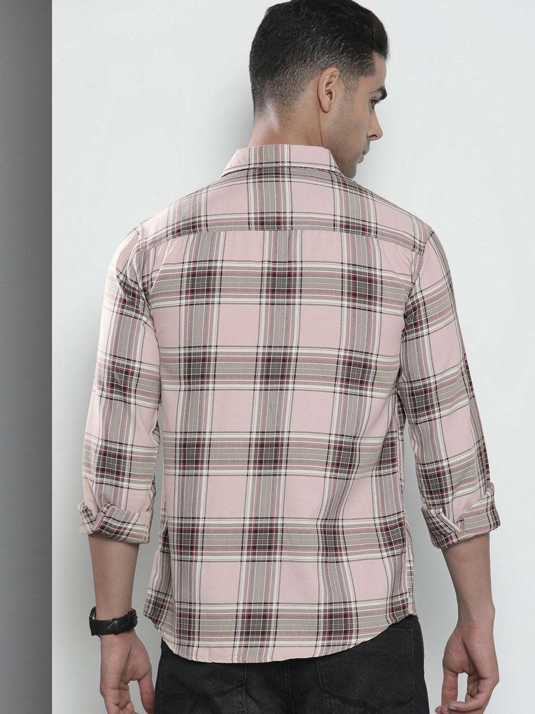 Shop Men Checked Shirt Online.