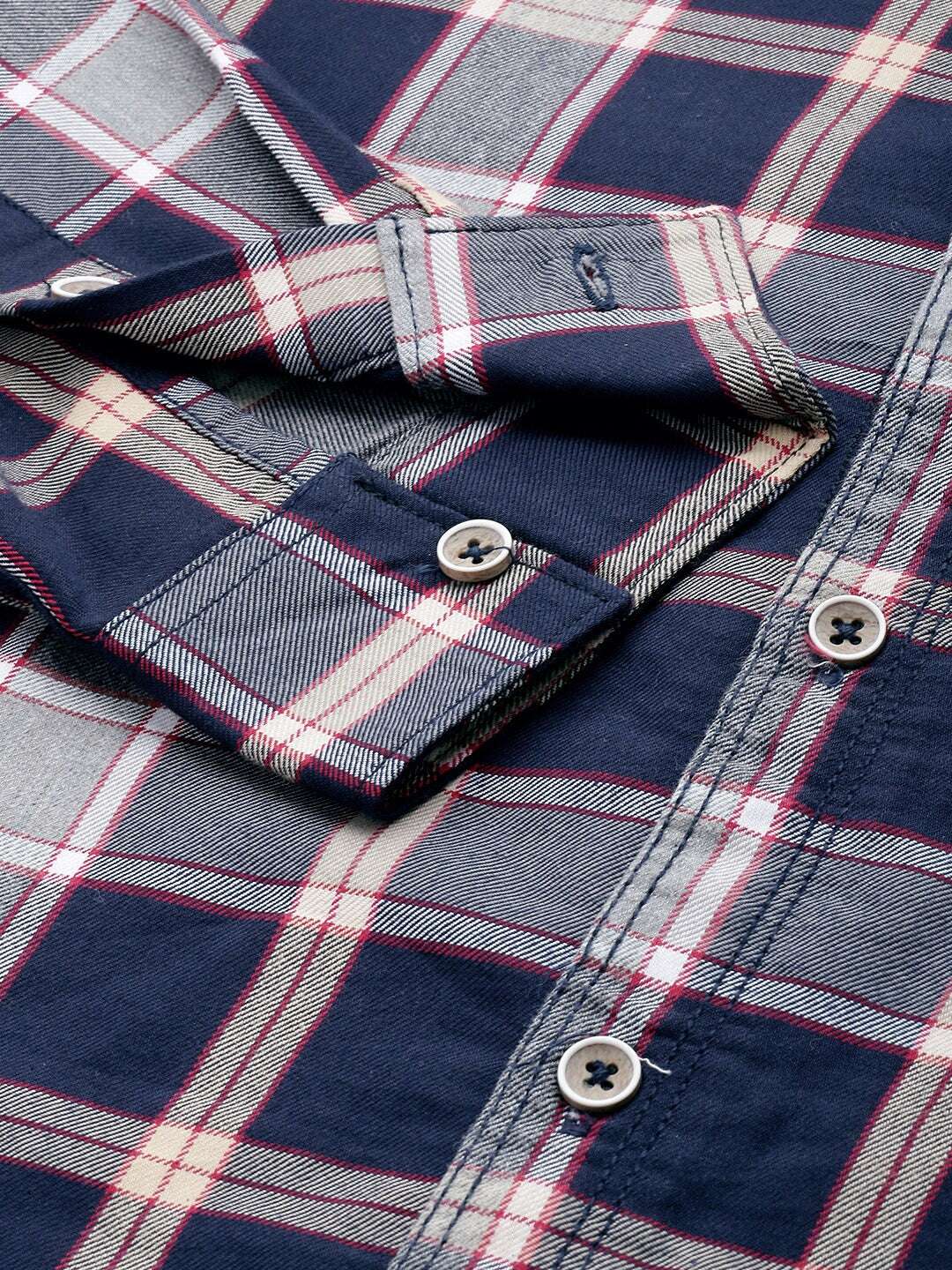 Shop Men Checked Shirt Online.