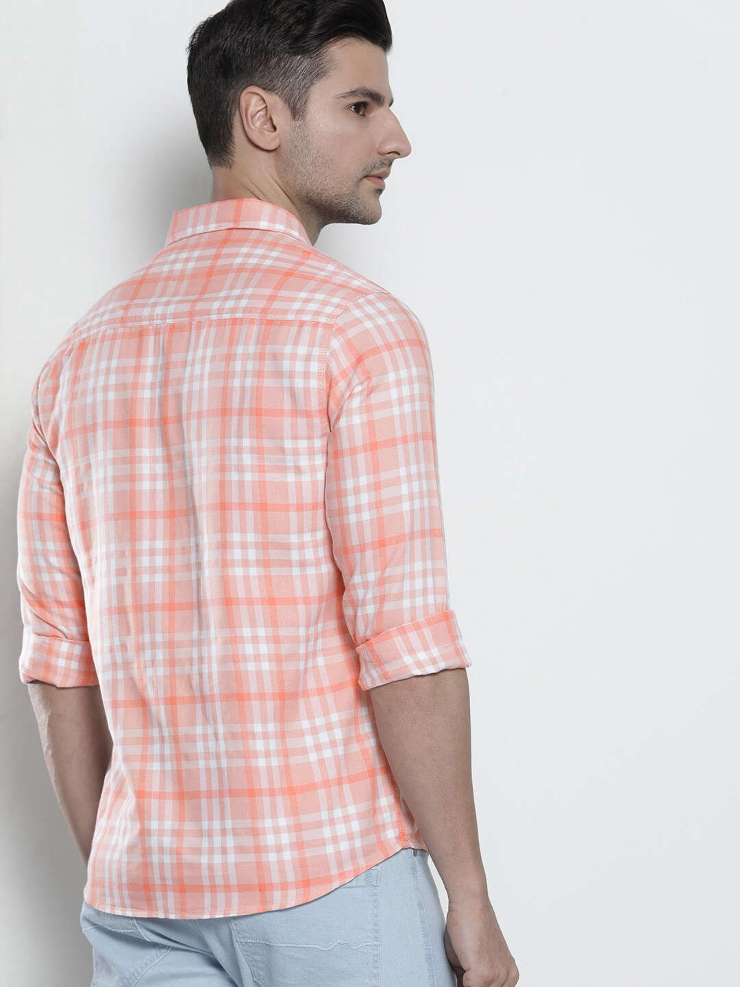 Shop Men Checked Shirt Online.