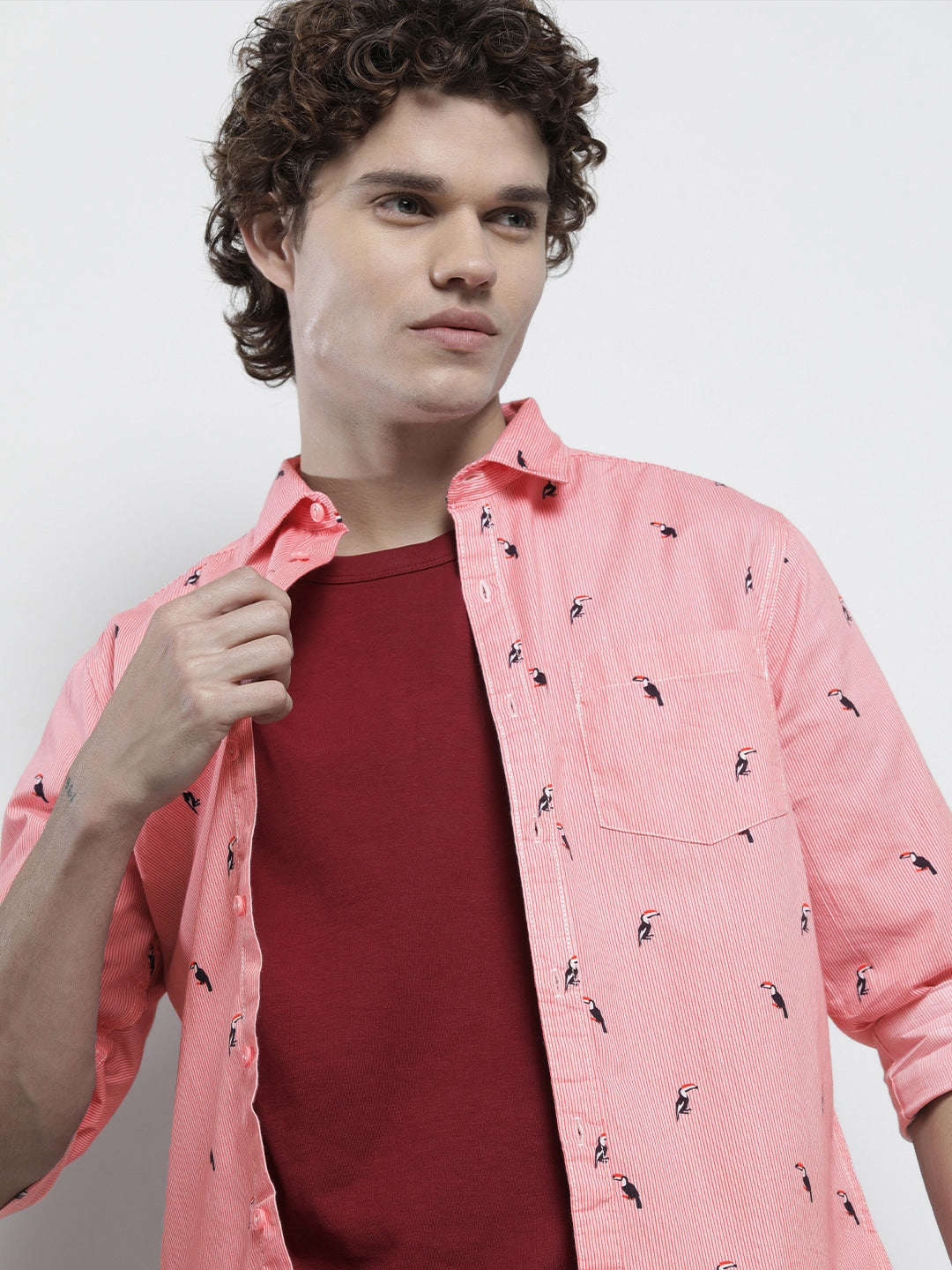 Shop Men Printed Shirt Online.