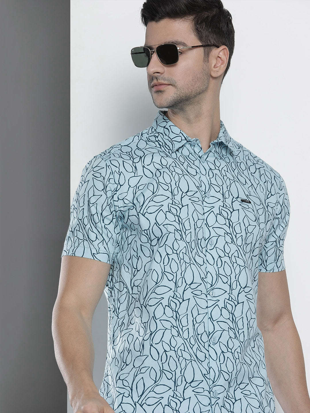 Shop Men Abstract Printed Shirt Online.