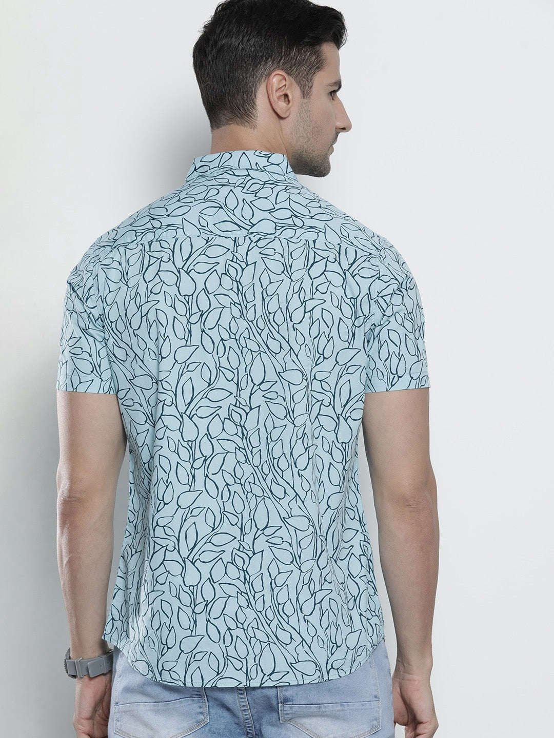 Shop Men Abstract Printed Shirt Online.