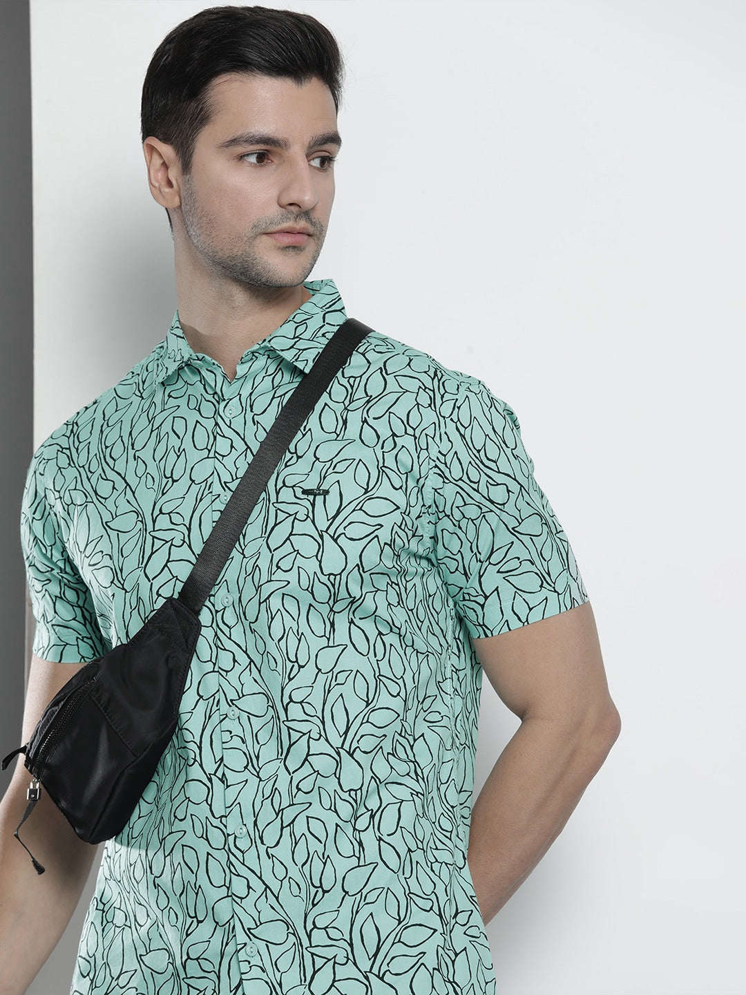 Shop Men Abstract Printed Shirt Online.