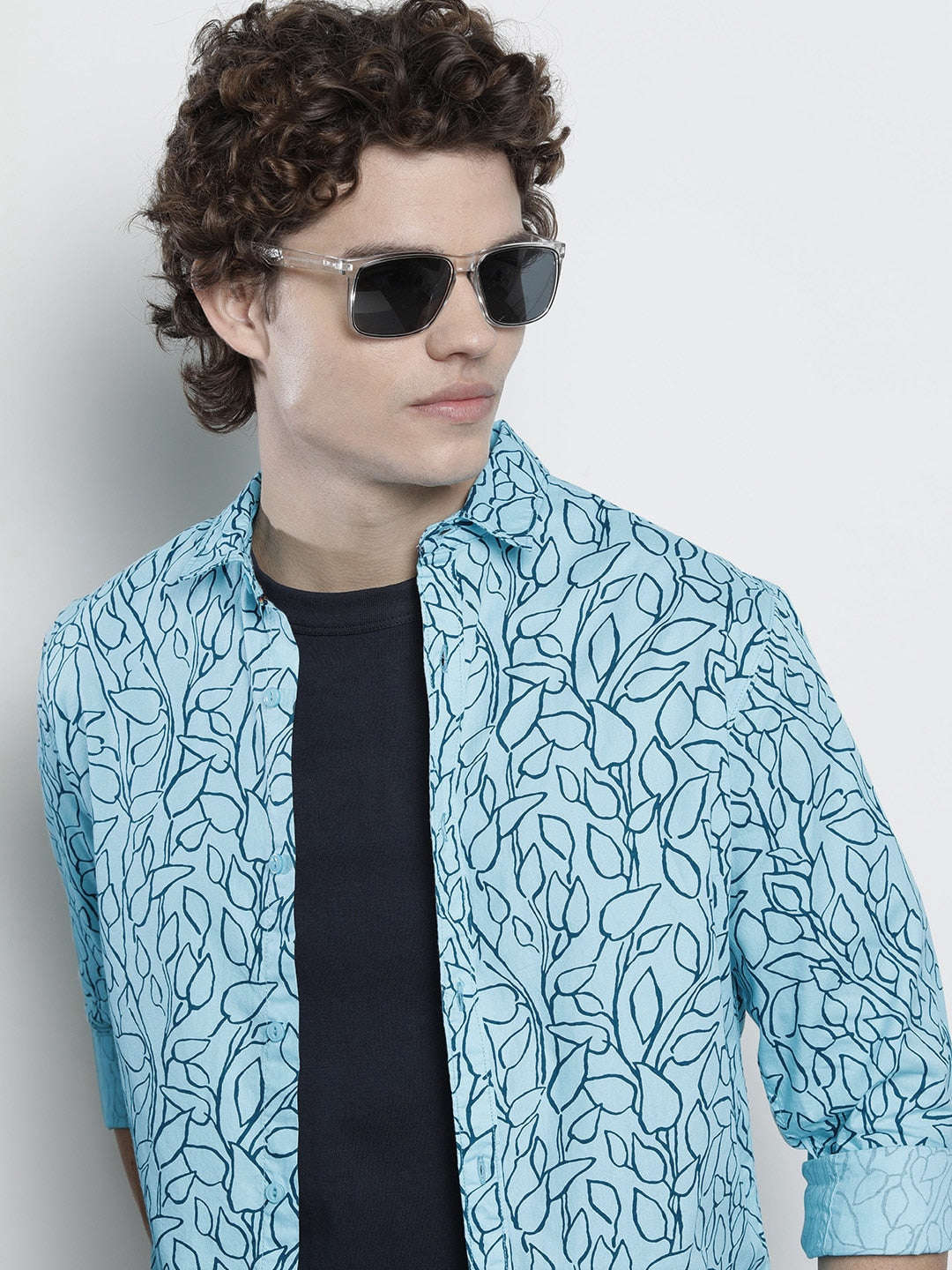 Shop Men Abstract Printed Shirt Online.