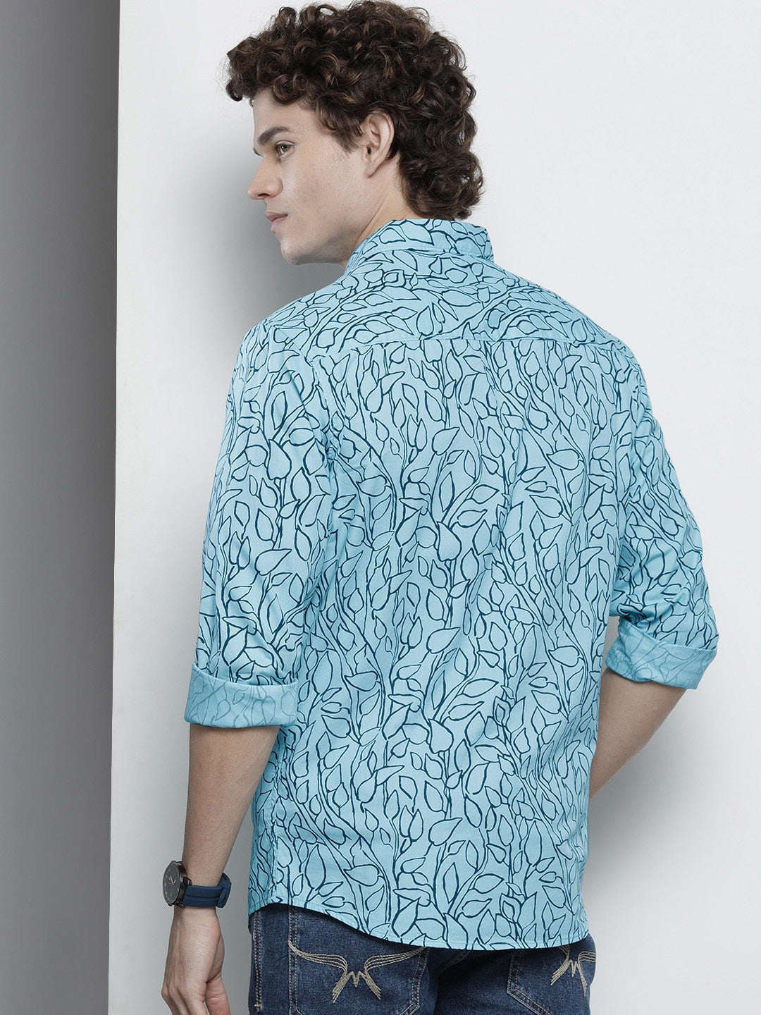 Shop Men Abstract Printed Shirt Online.