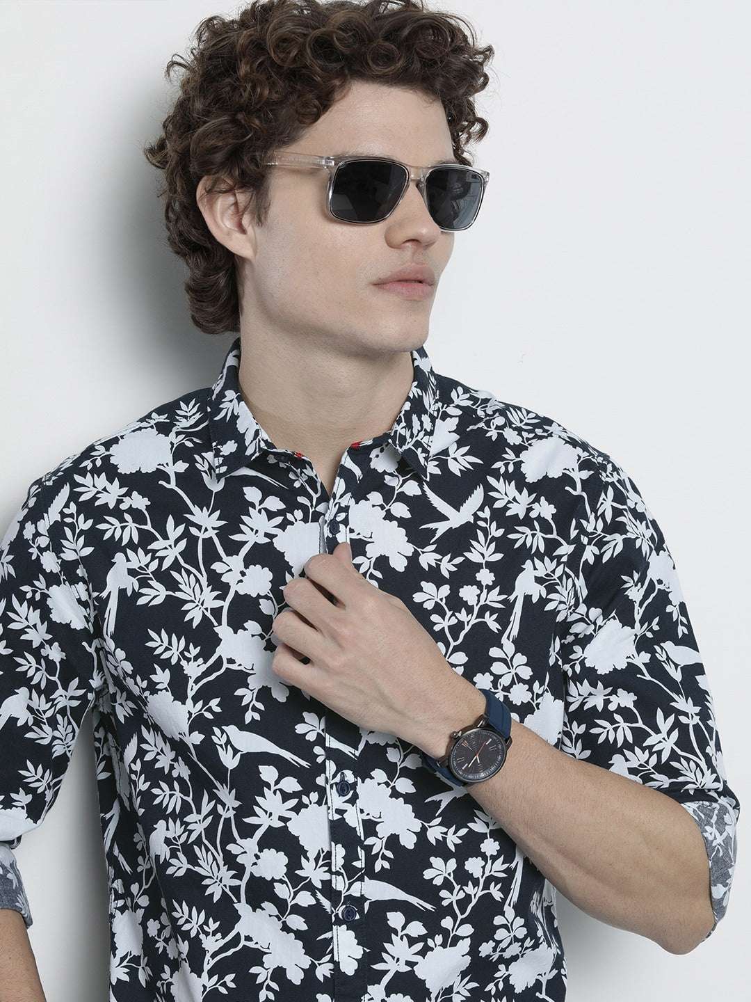 Shop Men Abstract Printed Shirt Online.